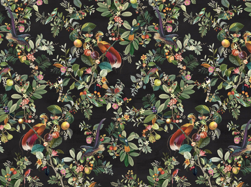 Paradise Orchard Chinoiserie Wallpaper