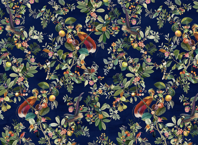 Paradise Orchard Chinoiserie Wallpaper
