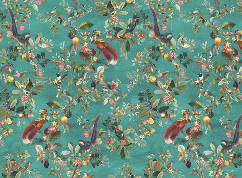 Paradise Orchard Chinoiserie Wallpaper