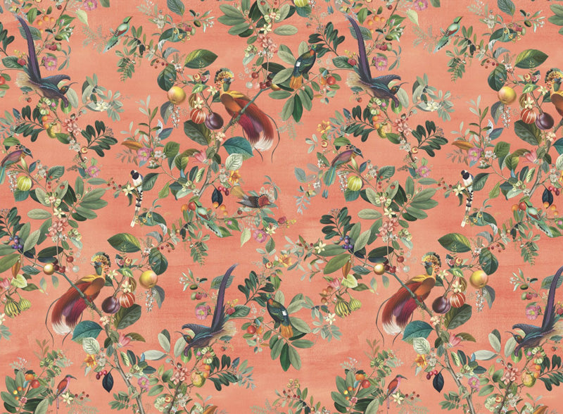 Paradise Orchard Chinoiserie Wallpaper