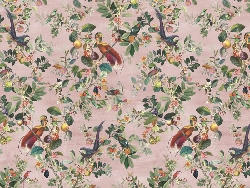 Paradise Orchard Chinoiserie Wallpaper
