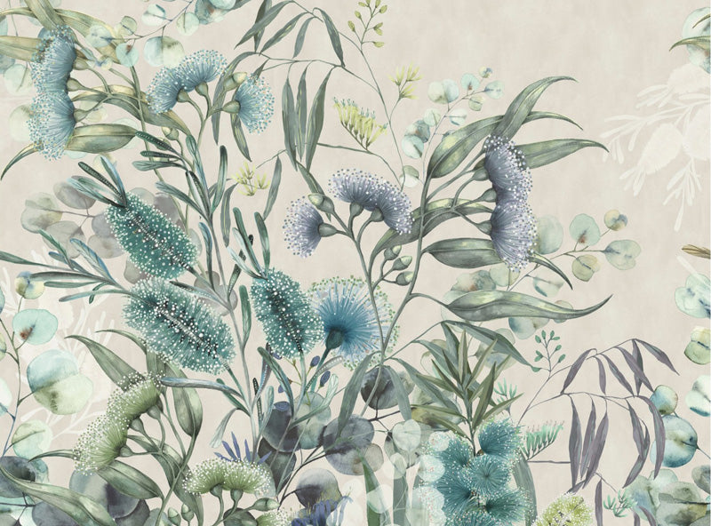 Native Bottlebrush Wallpaper Mural