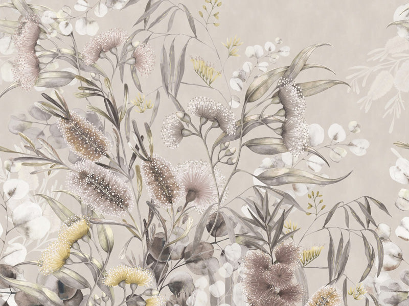 Native Bottlebrush Wallpaper Mural
