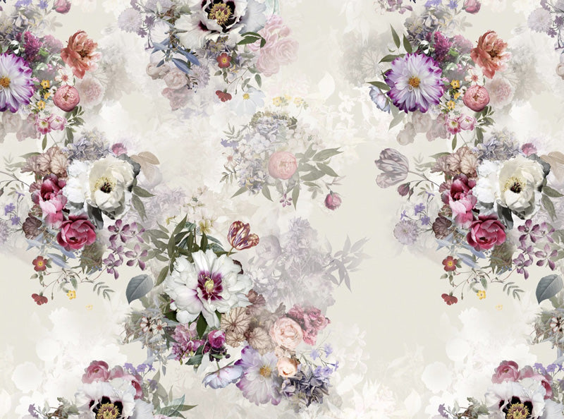 Ethereal Bouquet Floral Wallpaper