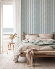 Hand-Painted Stripes – Wallpaper in Multi Colours