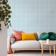 Hand-Brushed Linear Stripes – Wallpaper in Multi Colours