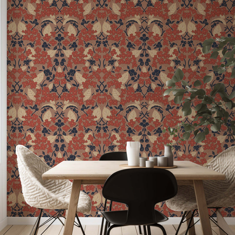 Heritage Garden Floral Wallpaper – Classic Botanical Pattern