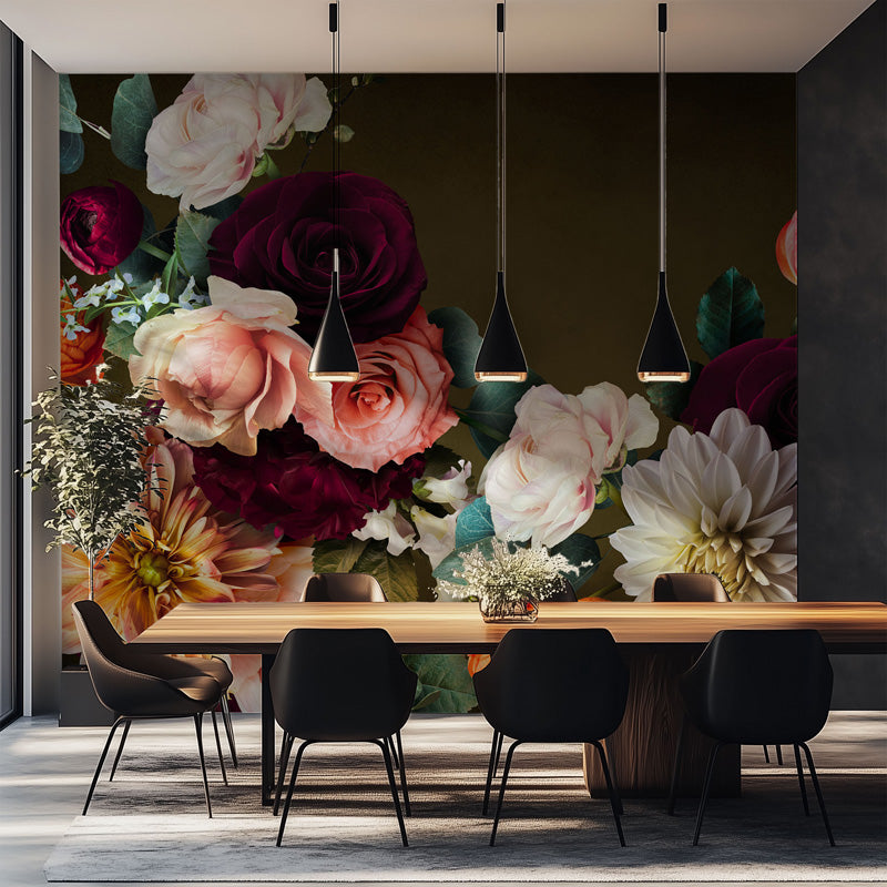 Opulent Garden Floral Mural Wallpaper