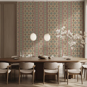 Ornate Floral Tile Wallpaper