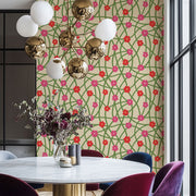 Playful Petals Floral Wallpaper – Colourful Botanical Design